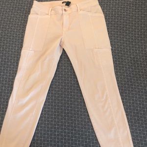 White House Black Market light pink skimmer pants